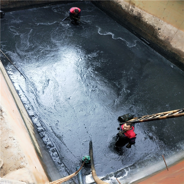 汉南废水池清理