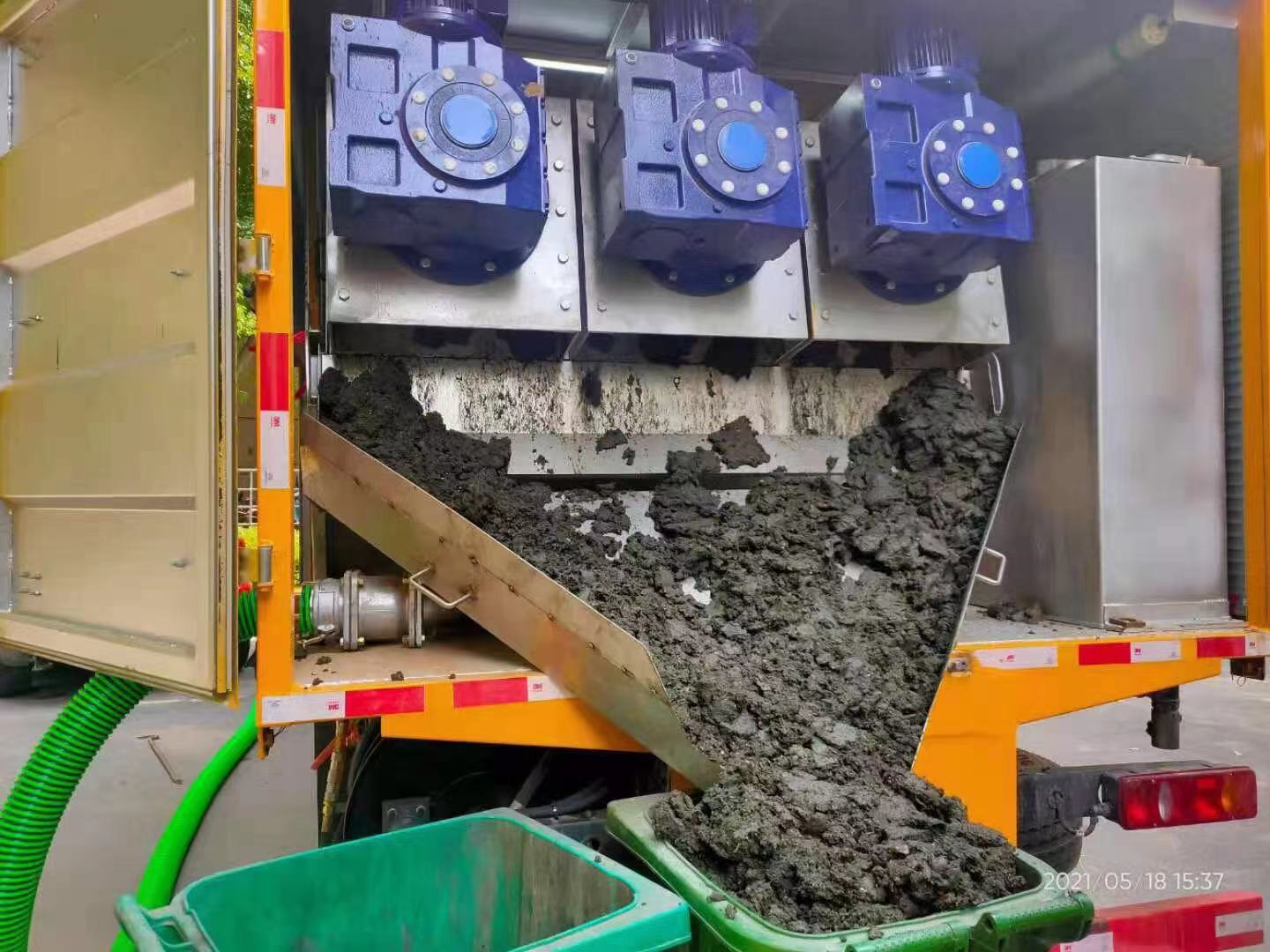 汉南化粪池清掏城市维护站-泥浆净化干湿分离处理